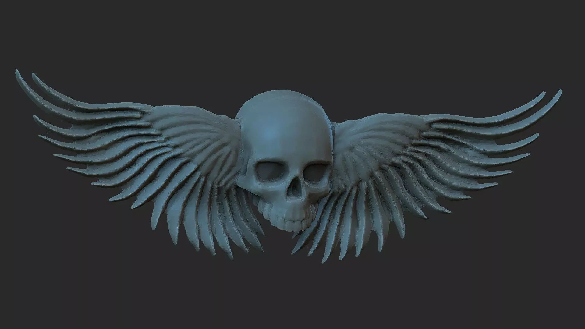 skull 3d model for print 3D print model_0