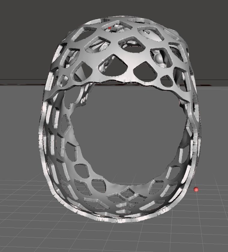 skull 3d model with holes in it 3D print model_3