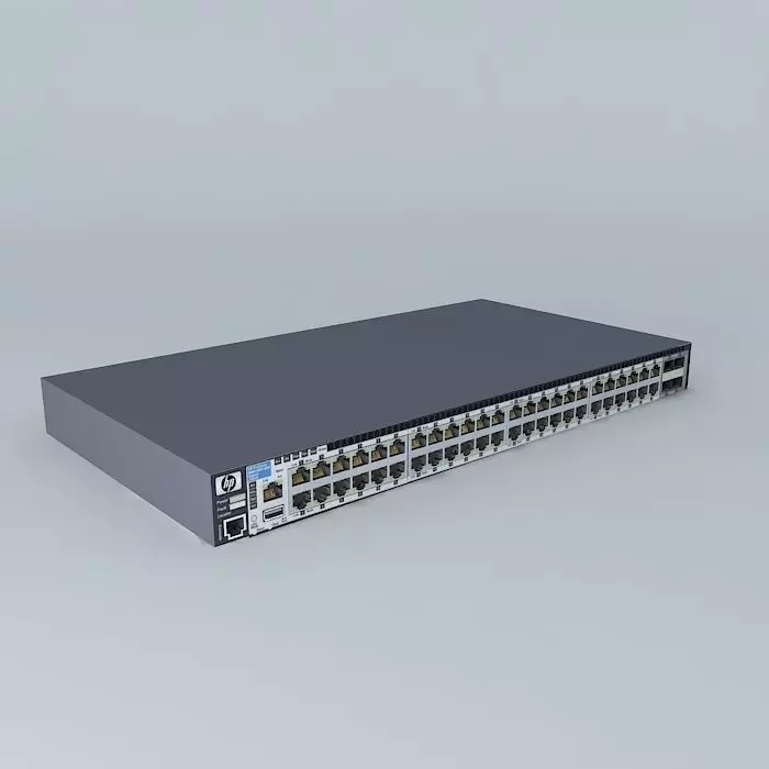 HP E6600 48G 4XG Switch 3D model_0