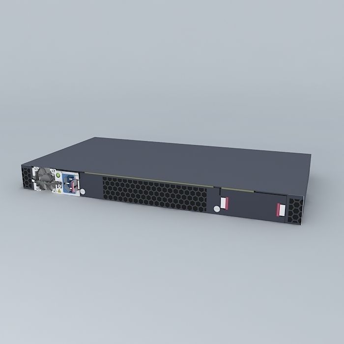 HP E6600 48G 4XG Switch 3D model_1