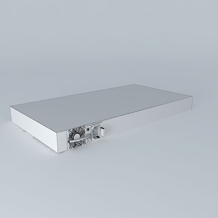 HP E6600 48G 4XG Switch 3D model_4
