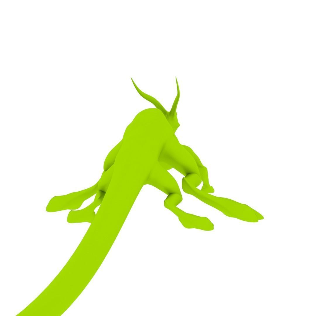 Lizard Dragon MEDIUM Low-poly 3D model_37