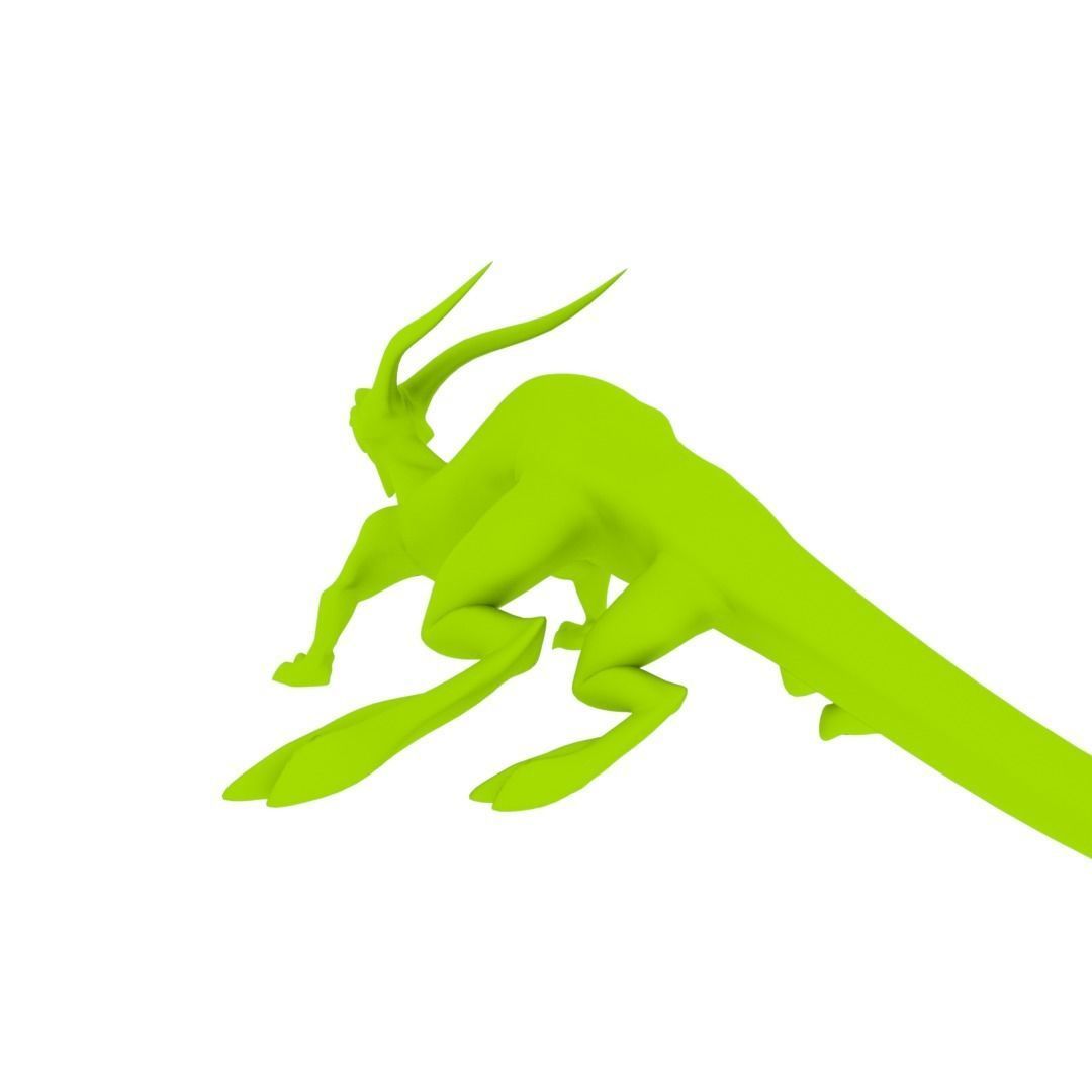 Lizard Dragon MEDIUM Low-poly 3D model_41