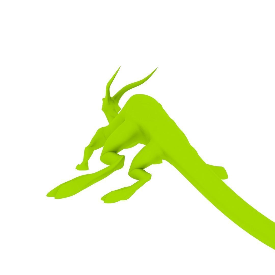 Lizard Dragon MEDIUM Low-poly 3D model_40