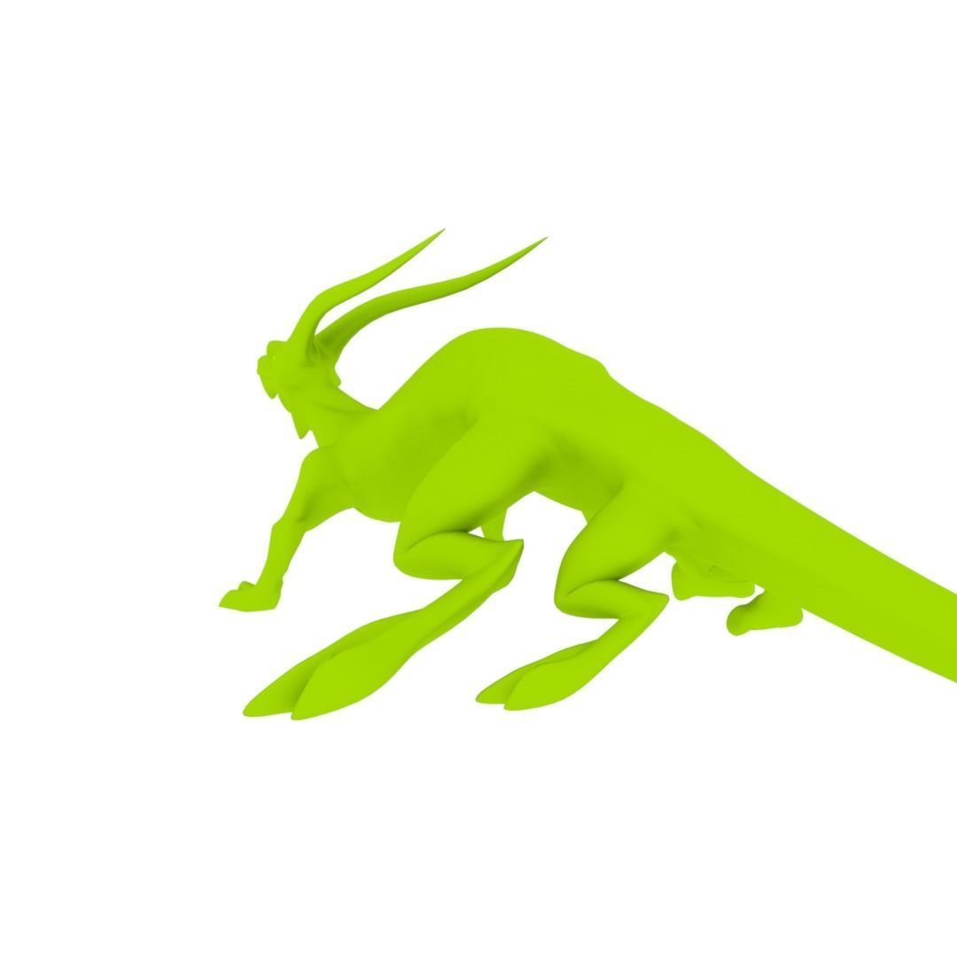 Lizard Dragon MEDIUM Low-poly 3D model_42