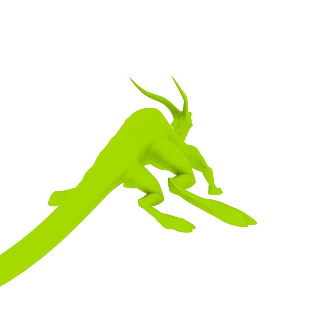 Lizard Dragon MEDIUM Low-poly 3D model_36