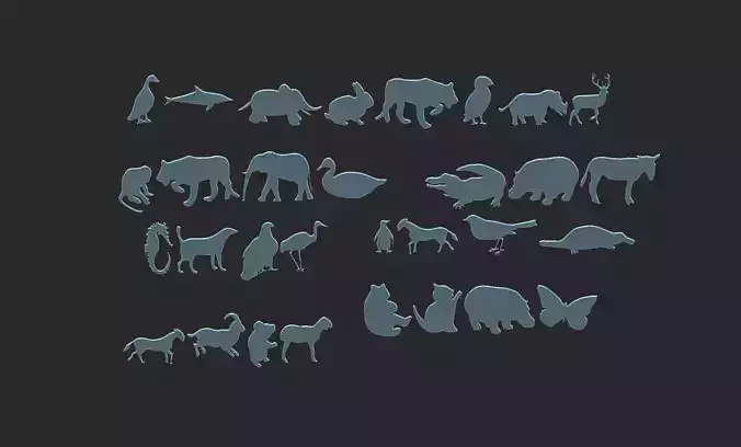animal pack 3d models
