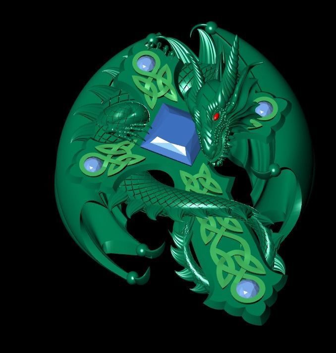 Dragon 3D print model_6