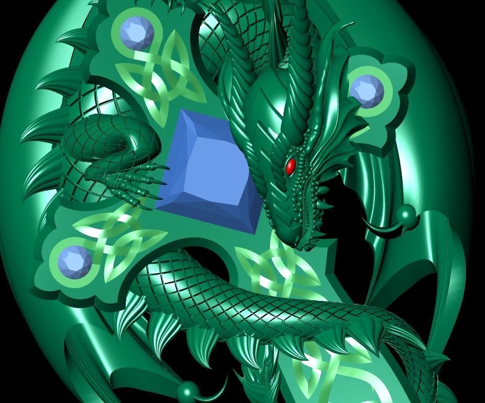 Dragon 3D print model_5