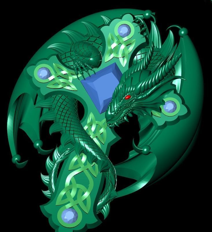 Dragon 3D print model_8