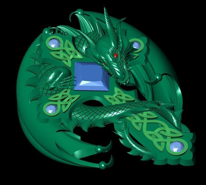 Dragon 3D print model_4