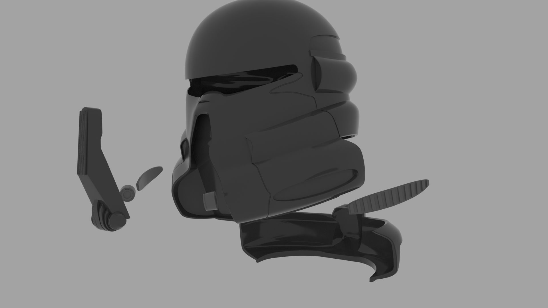 Purge Trooper Helmet 3D print model_4