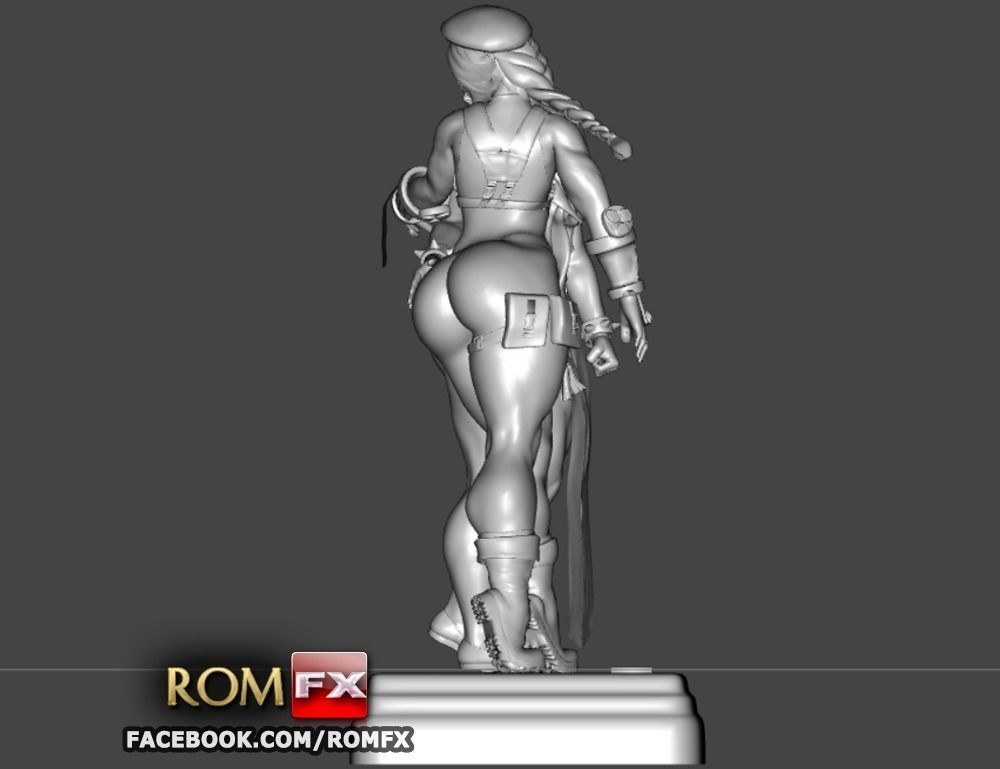 Chun Li and Cammy The Sexy Street Fighters 3D print model_11