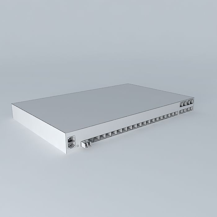 Telco Systems T5C 24G switch 3D model_3