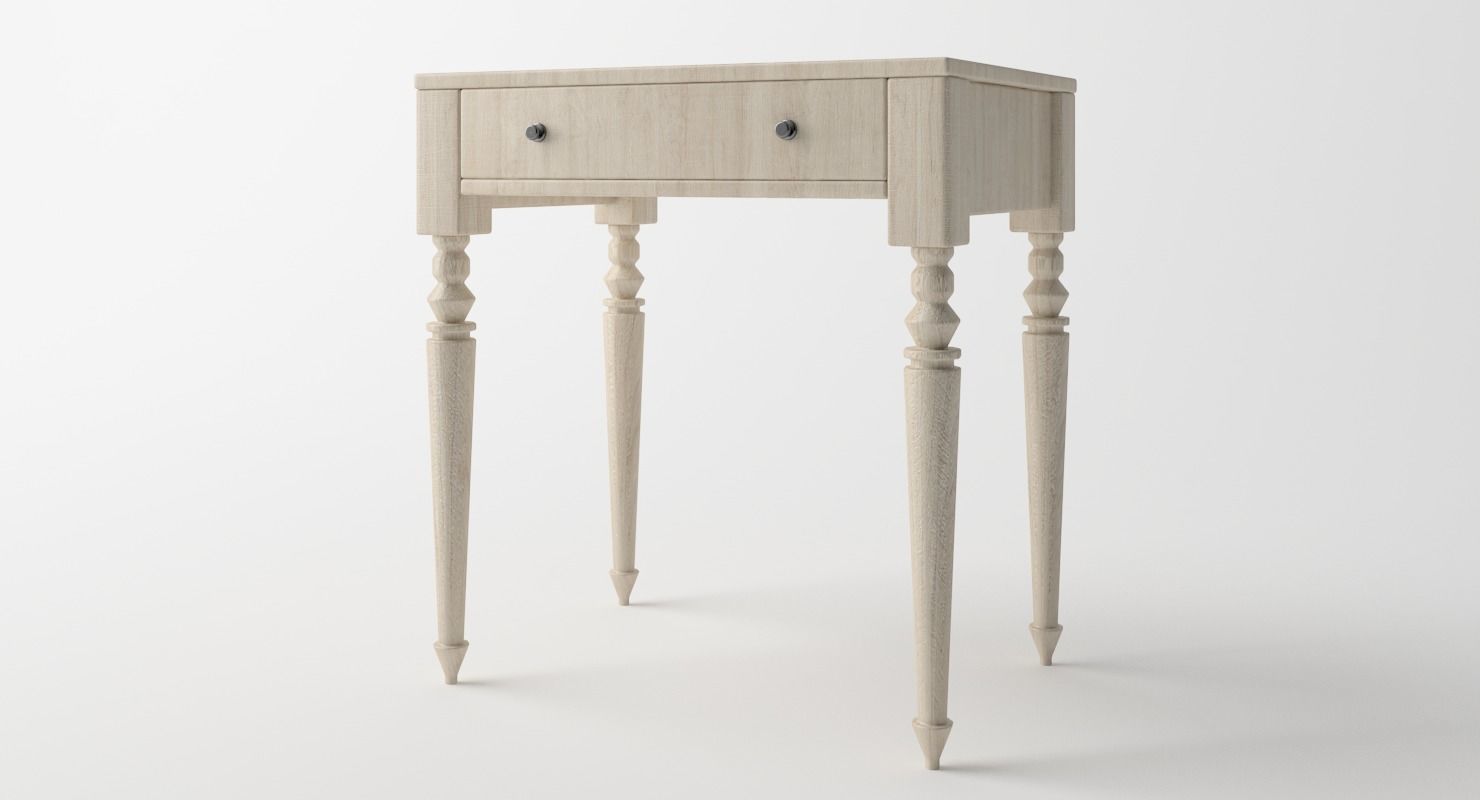 Nightstand - Night table Low-poly 3D model_2