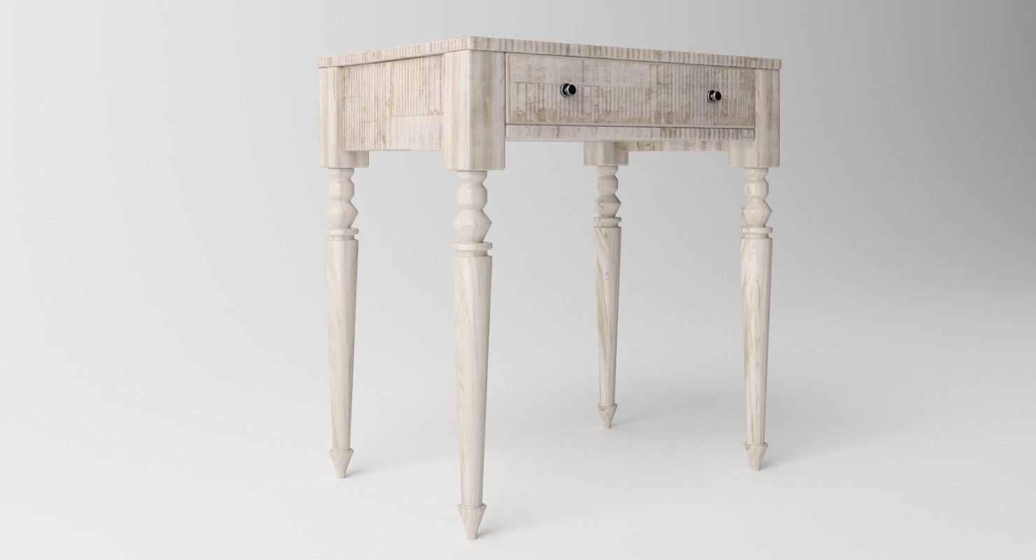 Nightstand - Night table Low-poly 3D model_5