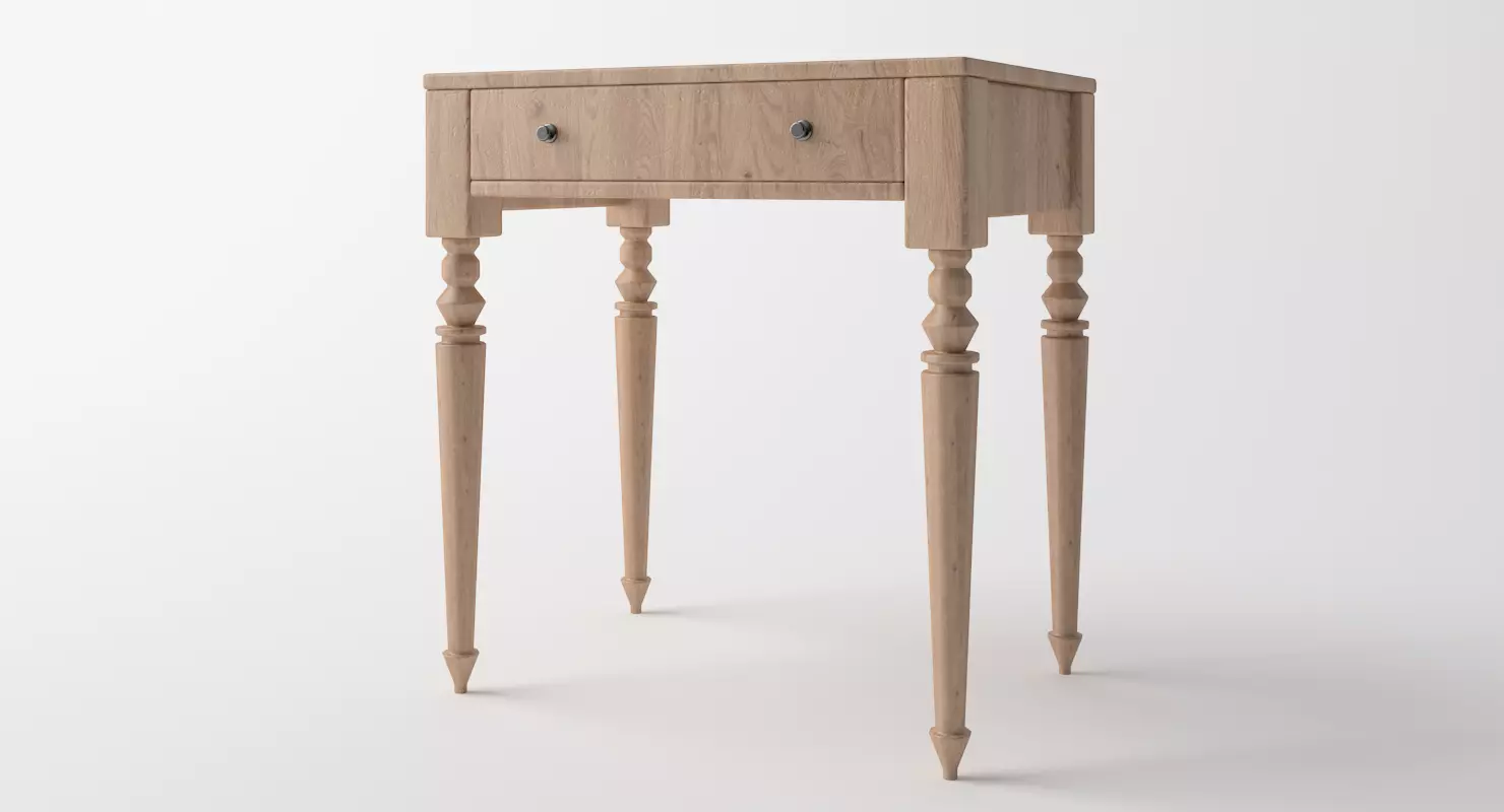 Nightstand - Night table Low-poly 3D model_0