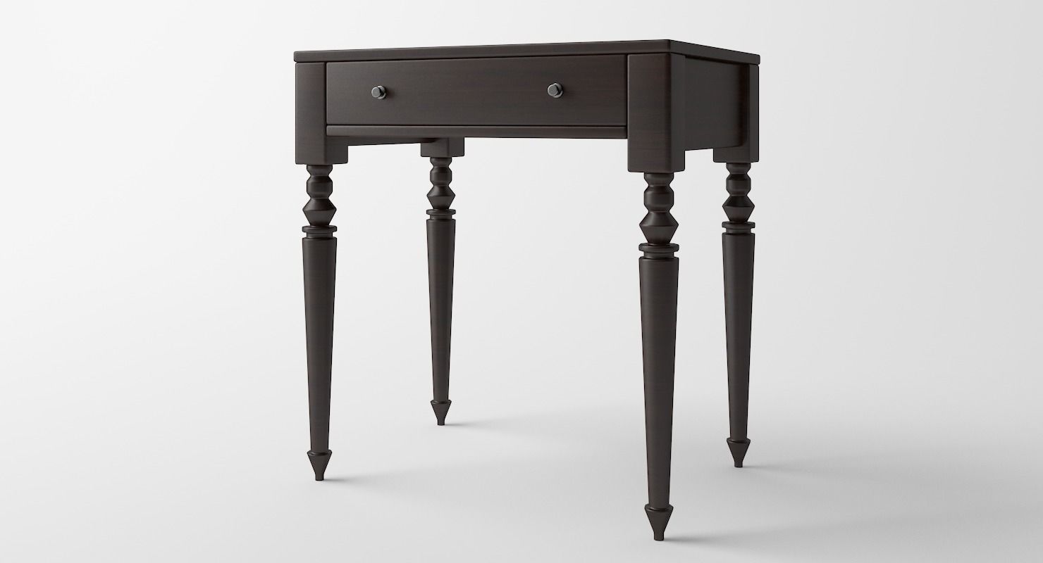 Nightstand - Night table Low-poly 3D model_3