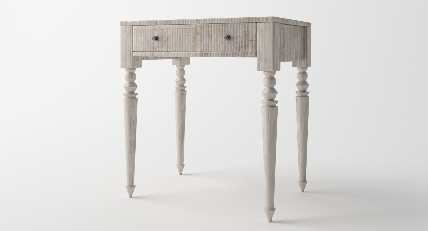 Nightstand - Night table Low-poly 3D model_4