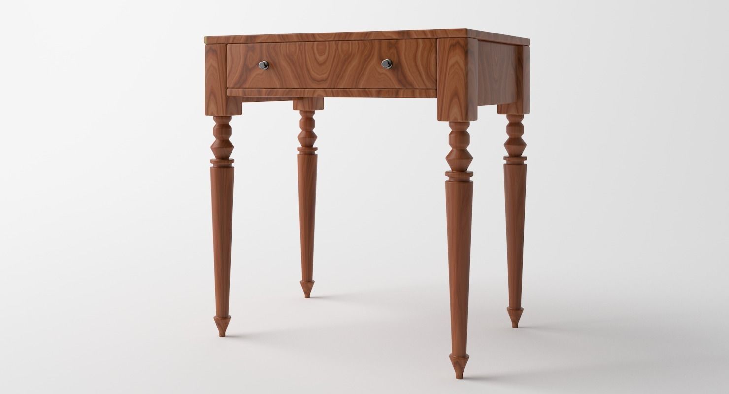 Nightstand - Night table Low-poly 3D model_1