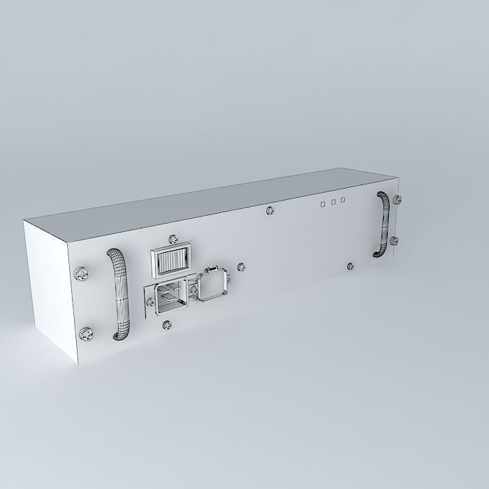 2700 W AC Power Supply for Cisco 7604s and 7606s Routers 3D model_3