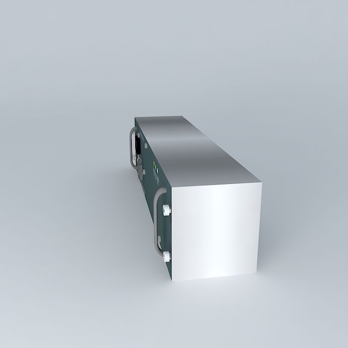 2700 W AC Power Supply for Cisco 7604s and 7606s Routers 3D model_2