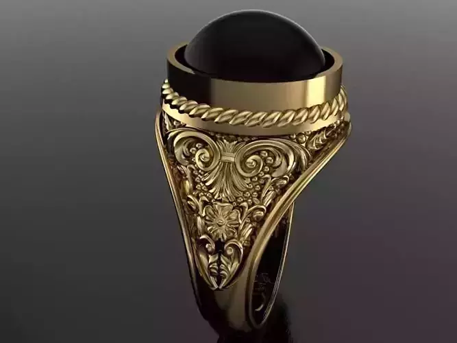 European Pattern ring