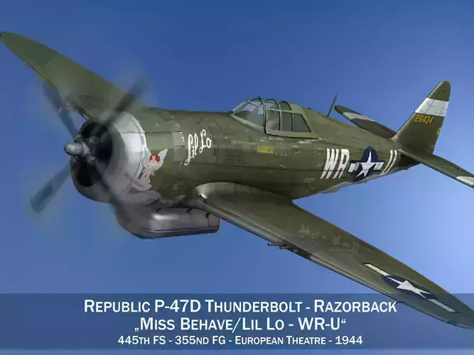 Republic P-47D Thunderbolt - WR-U