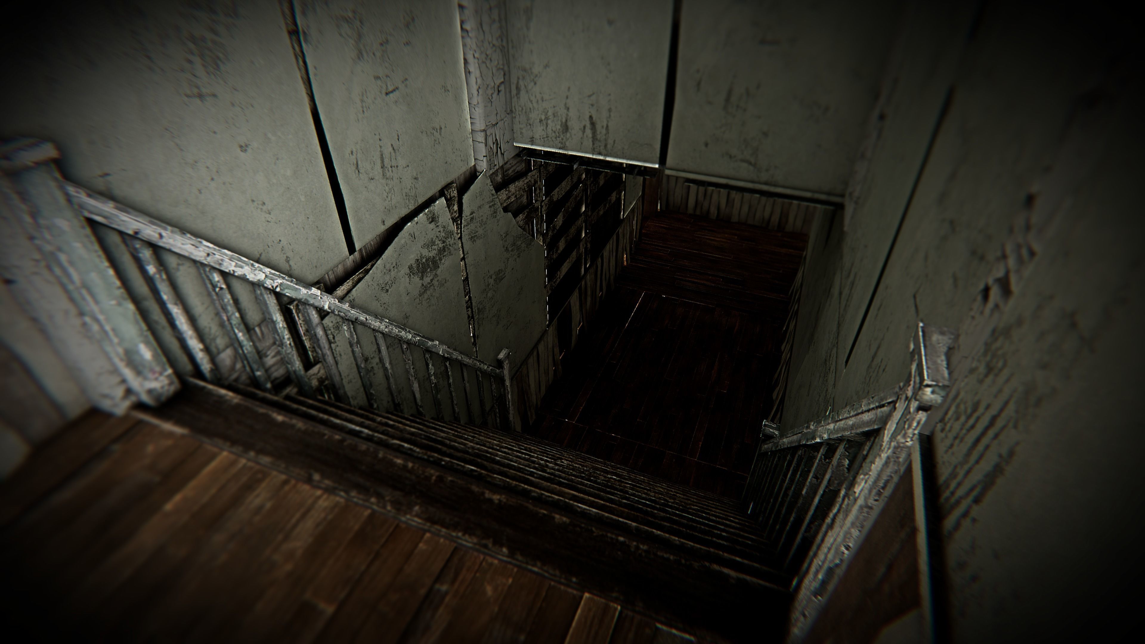 HQ Modular Abandoned Mansion Low-poly 3D model_11