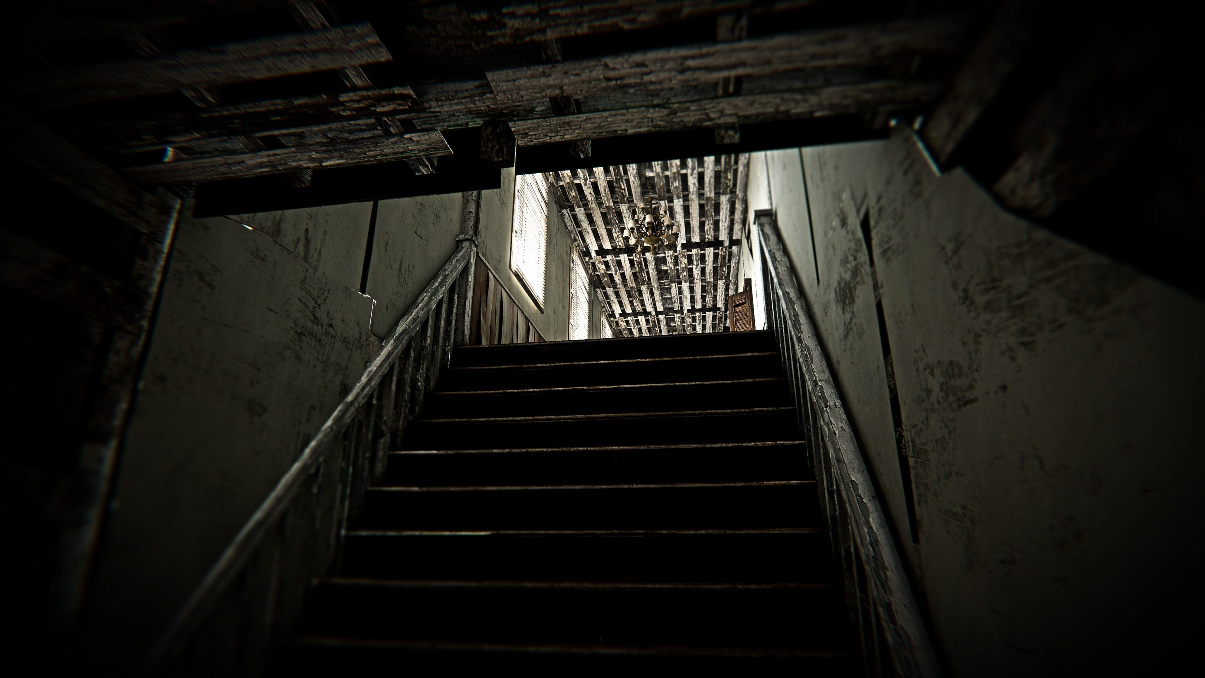 HQ Modular Abandoned Mansion Low-poly 3D model_3