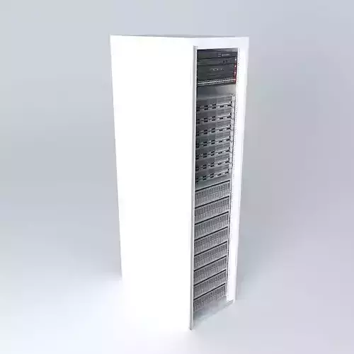 Data Center Cabinet Sun 3D model