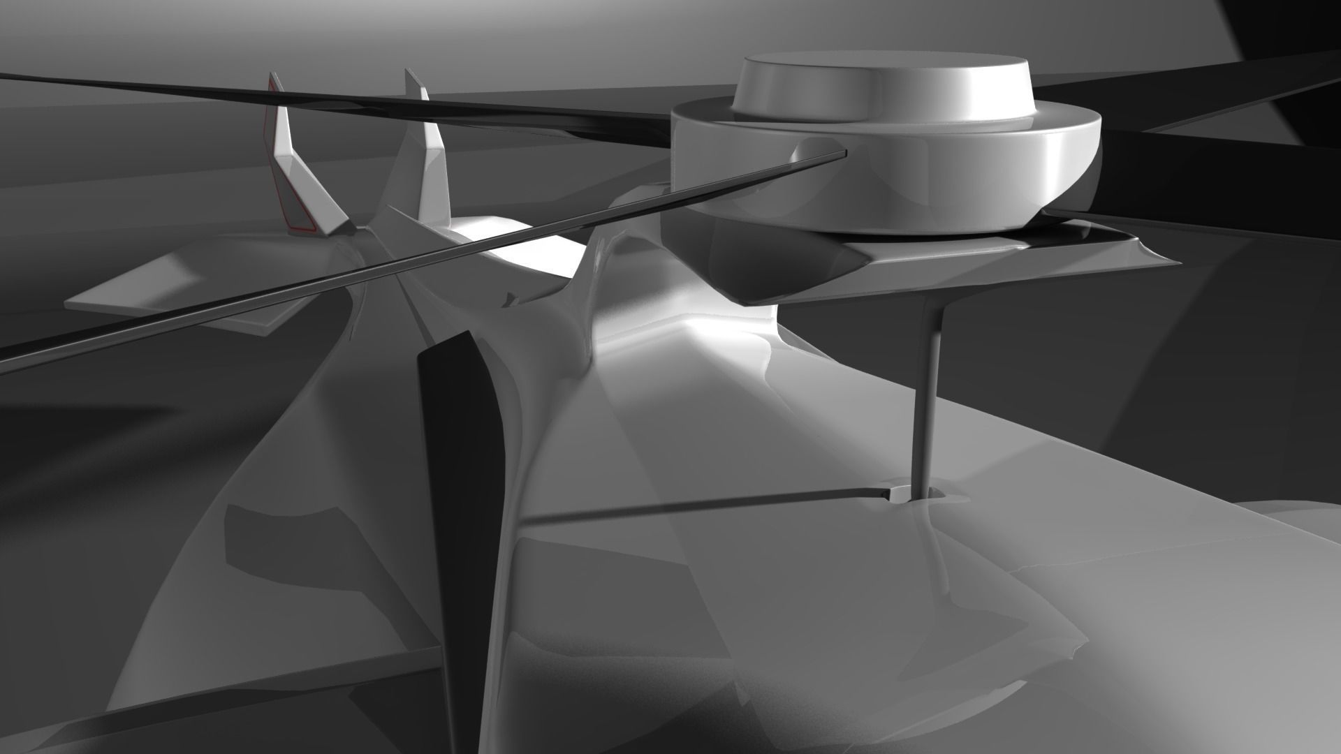 Future Helicopter 3D model_2