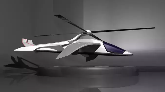 Future Helicopter 3D model