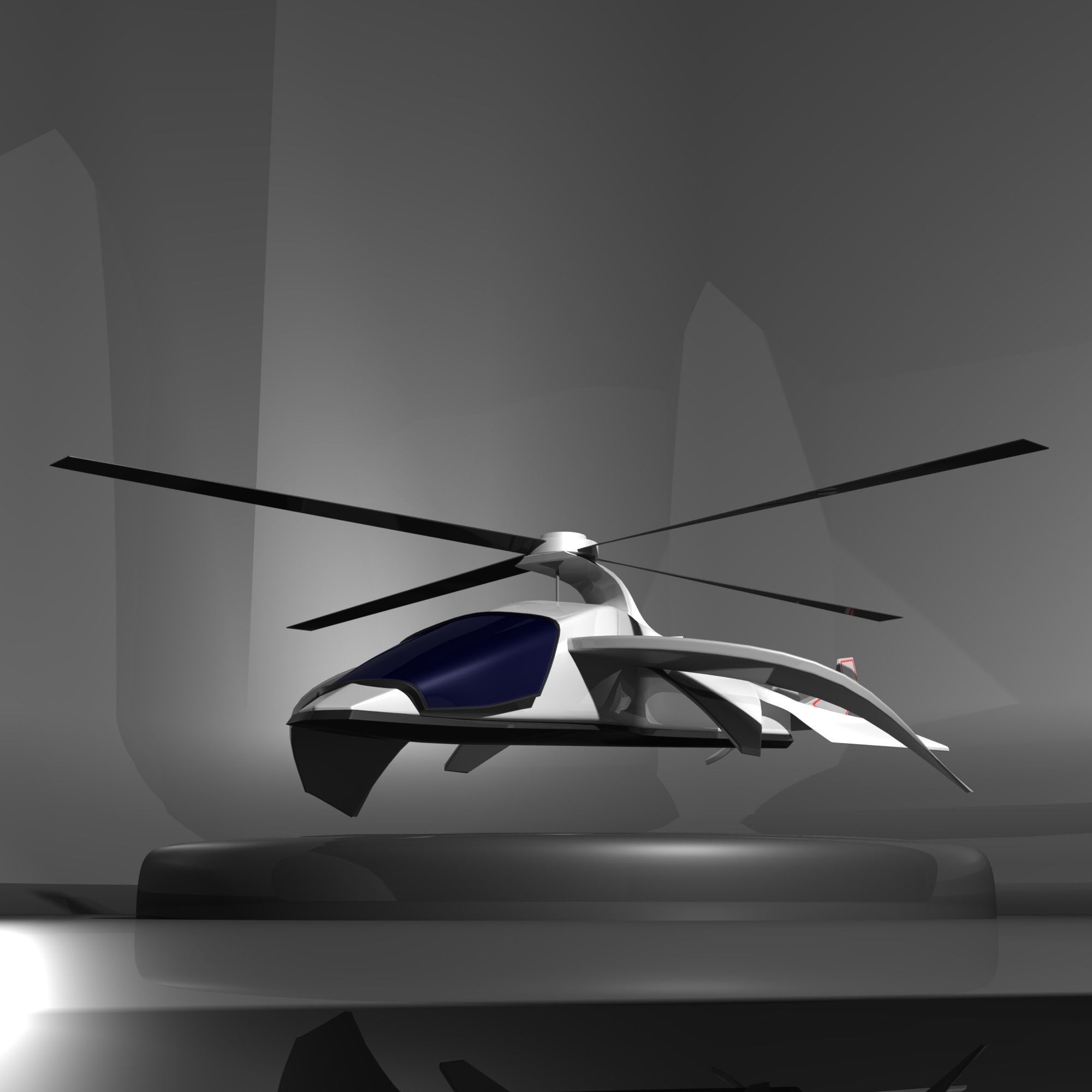 Future Helicopter 3D model_4