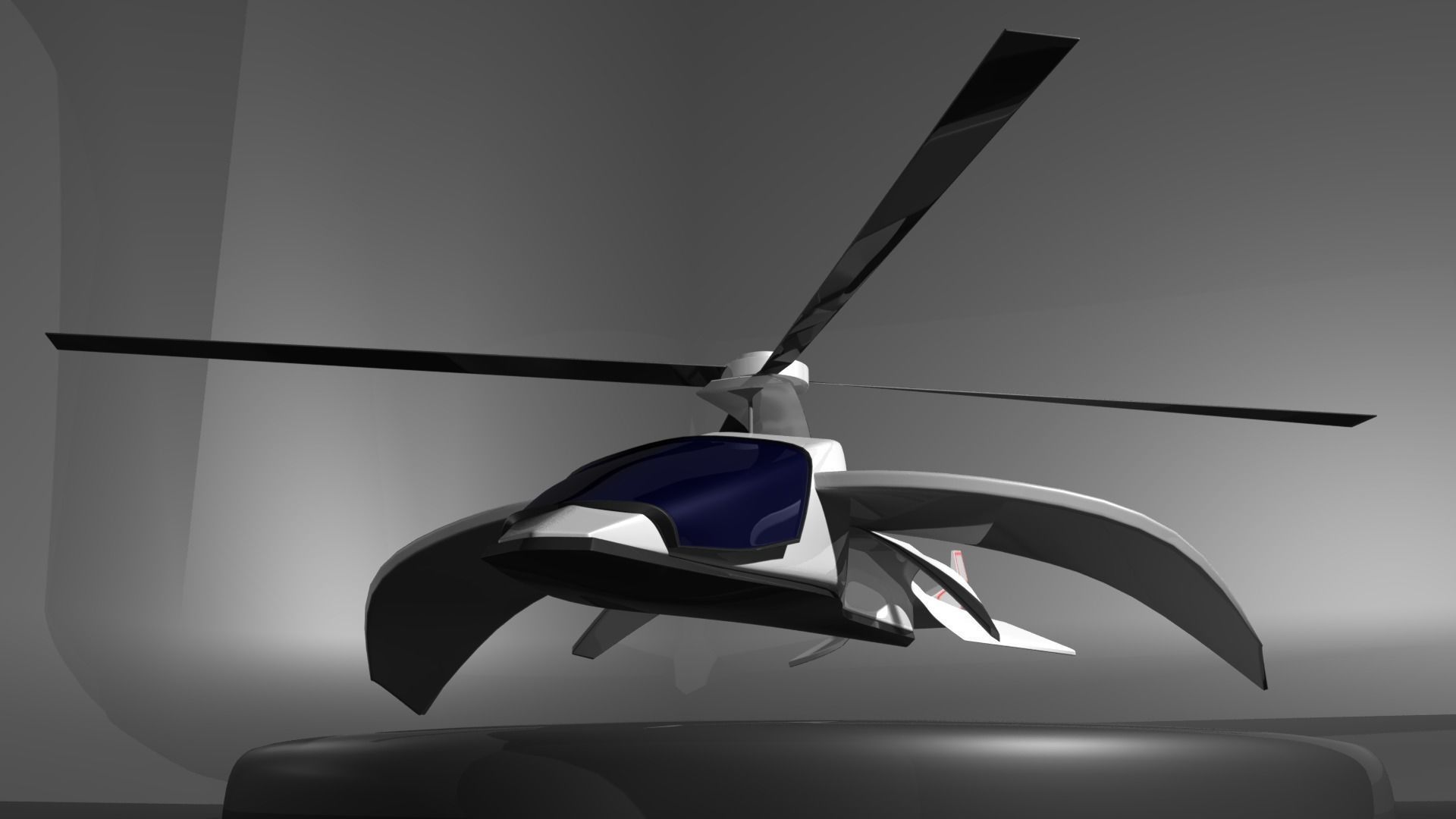 Future Helicopter 3D model_8