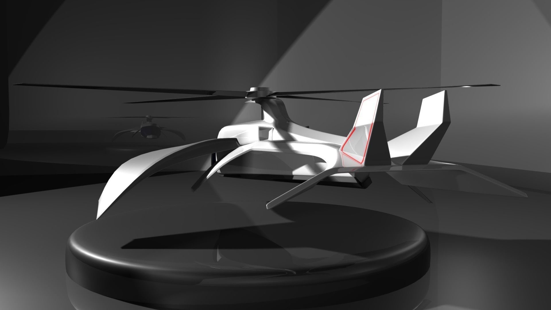 Future Helicopter 3D model_10
