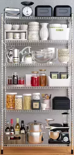 KitchenTableware stainless steel kitchen storage racks