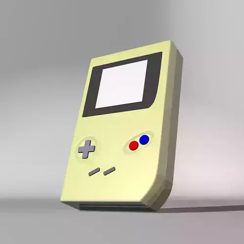 Low poly Gameboy nintendo - nintendo Low-poly 3D model
