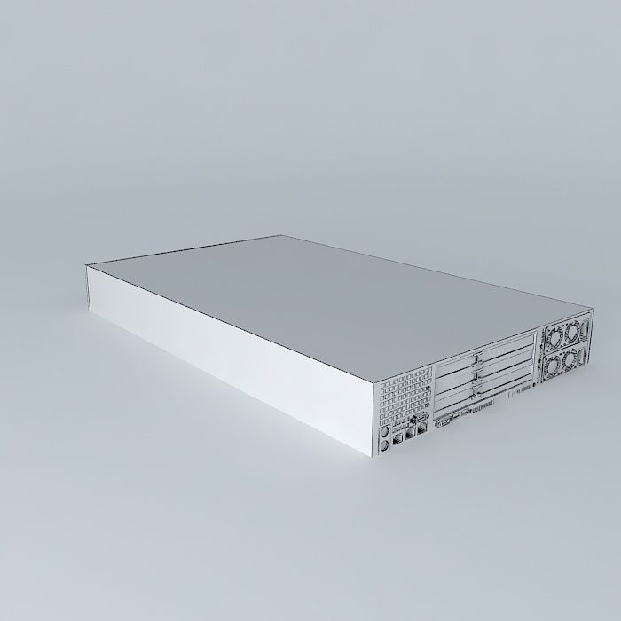 Intel Sr2500 server 3D model_4