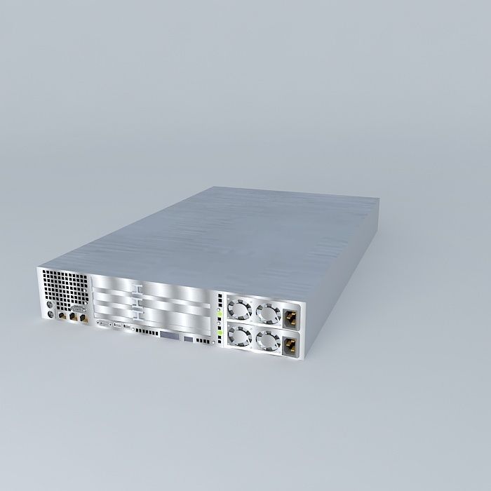 Intel Sr2500 server 3D model_1