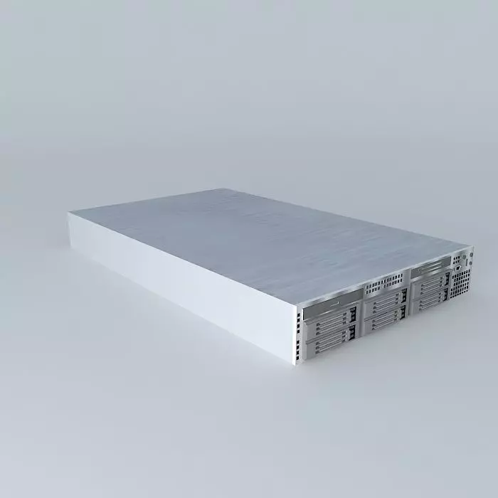 Intel Sr2500 server 3D model_0
