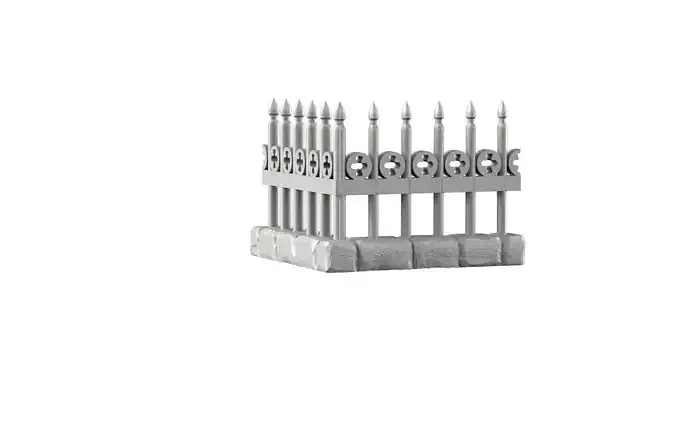 fences and enclosure walls 3D print model