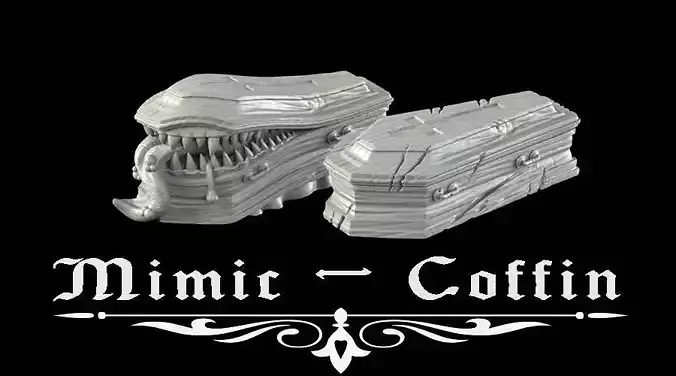 Mimic coffin 3D print model
