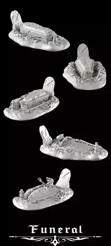 Funeral miniatures - 3D print model