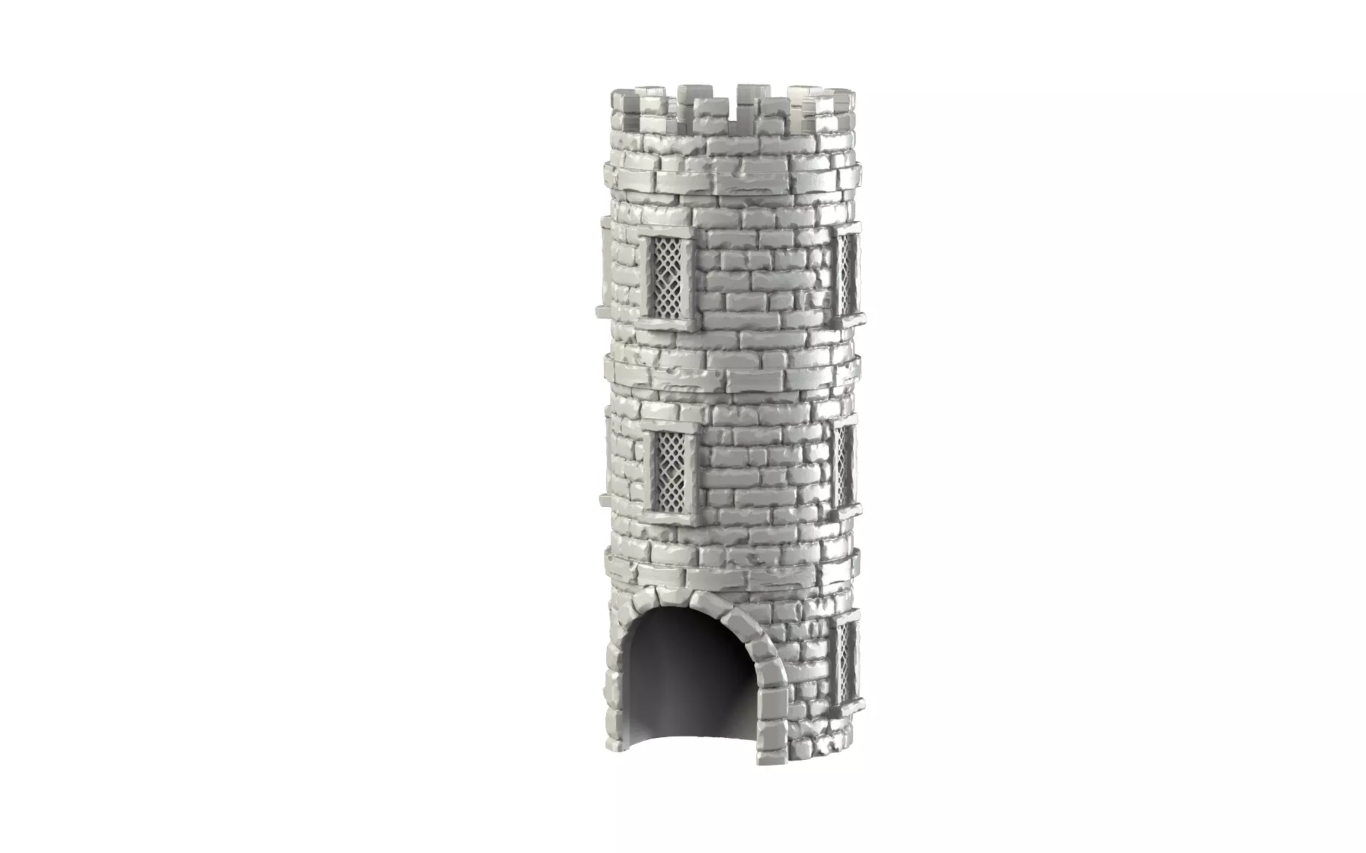 dicetower warhammer tower 3D print model
