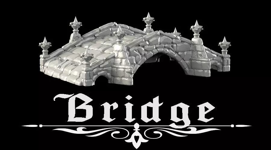 Bridge 3D print model_0