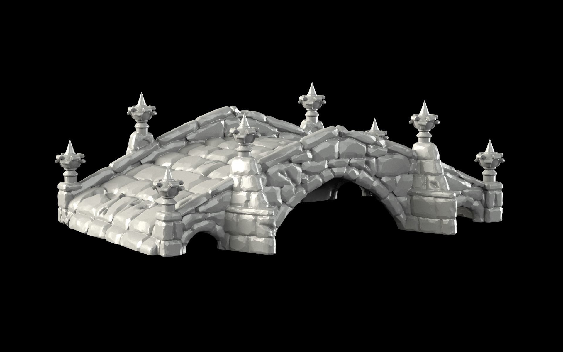 Bridge 3D print model_1