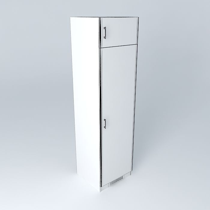 Wardrobe FRIZ 60 Free 3D model_3