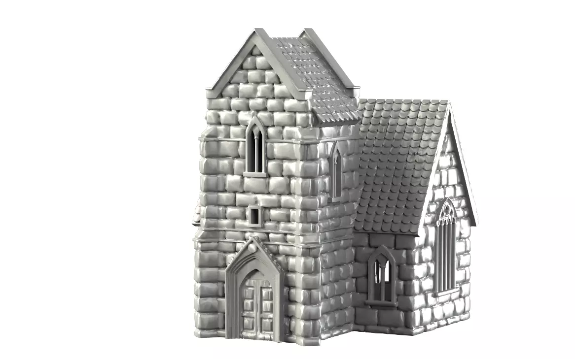 Chapel church 3D print model