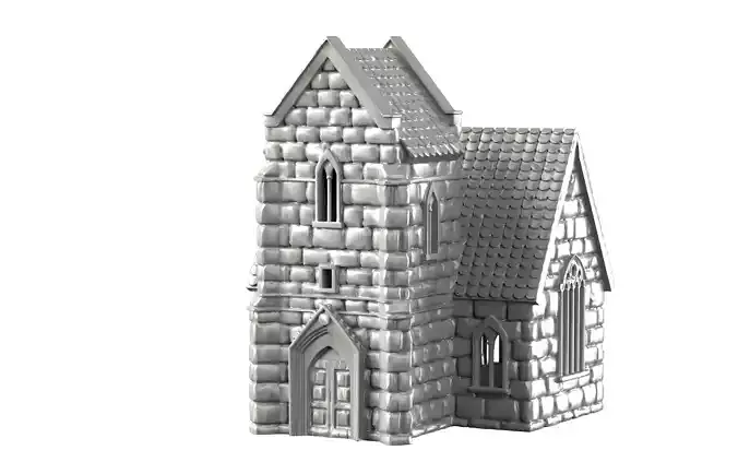 Chapel church 3D print model